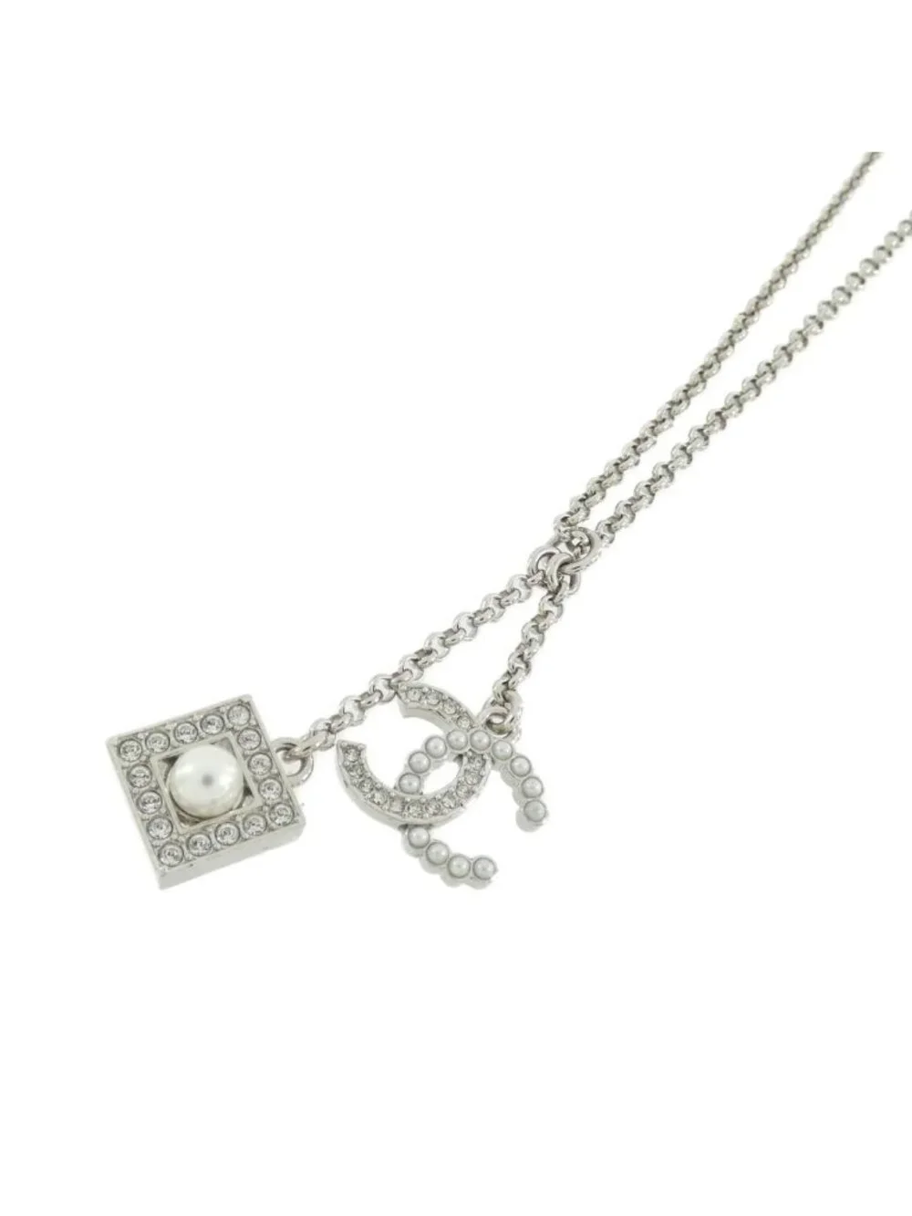 Chanel Necklace Silver